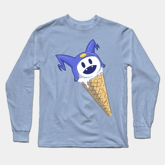 Jack Frost Ice Cream Long Sleeve T-Shirt by ziodynes098